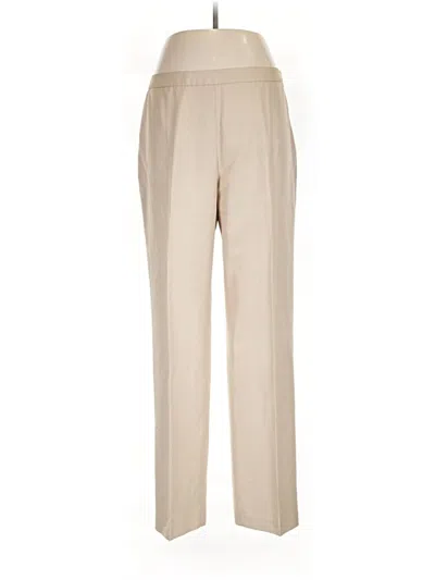 Pre-owned Casual Corner Silk Pants In Brown