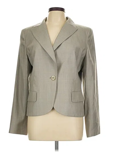 Pre-owned Casual Corner Wool Blazer Jacket In Gray