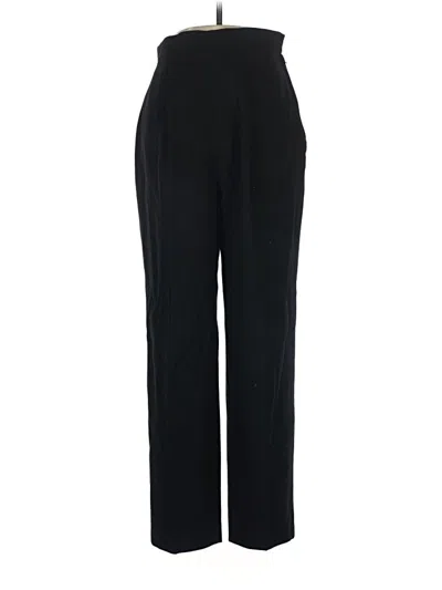 Pre-owned Casual Corner Wool Pants In Black