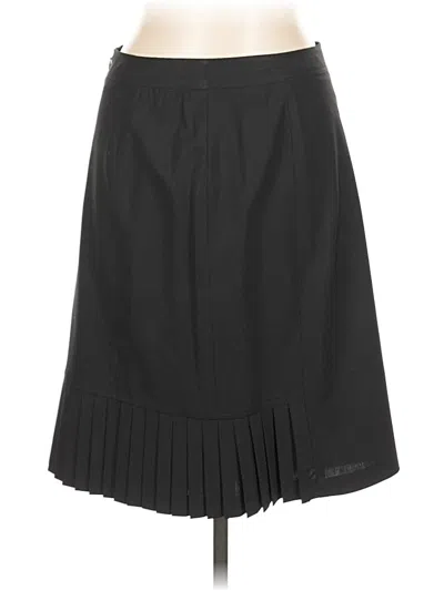Pre-owned Casual Corner Wool Skirt In Black