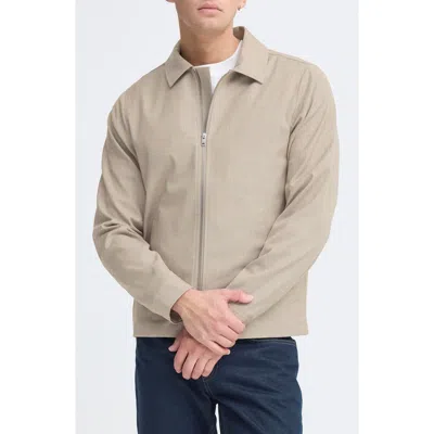 Casual Friday Zip Jacket In Neutral