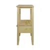 Casual Home 2-tier Tall Side Table With Drawer - Natural