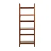 Casual Home 3-shelf Folding Bookcase 14" Wide-mahogany