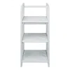 Casual Home 3-shelf Folding Bookcase 14" Wide-white