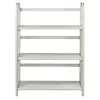 Casual Home 3-shelf Folding Stackable Bookcase 27.5" Wide-white