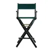Casual Home 30" Director's Chair Black Frame-hunter Green Canvas In Green