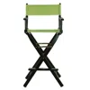 Casual Home 30" Director's Chair Black Frame-lime Green Canvas In Green