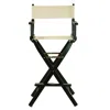 Casual Home 30" Director's Chair Black Frame-natural/wheat Canvas In Multi