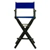 Casual Home 30" Director's Chair Black Frame-royal Blue Canvas In Multi