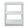 Casual Home Adams 3-shelf Bookcase With Concealed Sliding Track, Concealment Furniture