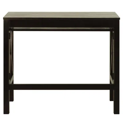 Casual Home Montego Folding Desk With Pull-out-espresso In Green
