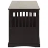 Casual Home Pet Crate End Table-espresso