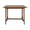 Casual Home Solid Wood Folding Console To Dining Convertible Table