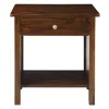 Casual Home Vanderbilt Night Stand With Usb Port-warm Brown