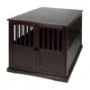 Casual Home Wooden Extra Large Pet Crate Espresso End Table