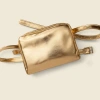Casupo Leather Fanny Pack In Gold