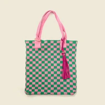 Casupo Leather Tassel Charm In Green