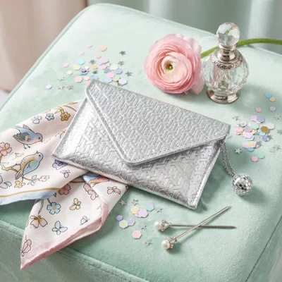 Casupo Mini Envelope Wallet With Rfid Protection In Silver