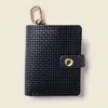 Casupo Wallet With Snap And Key Ring In Black