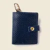 Casupo Wallet With Snap And Key Ring In Blue