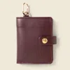 Casupo Wallet With Snap And Key Ring In White