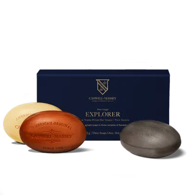 Caswell-massey Sandalwood Explorer Soap Set