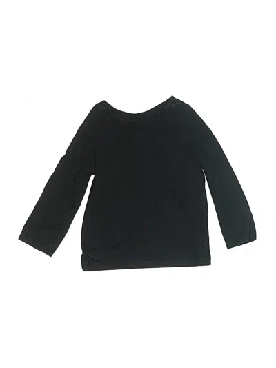 Pre-owned Cat & Jack Babies' 3/4 Sleeve T-shirt In Black
