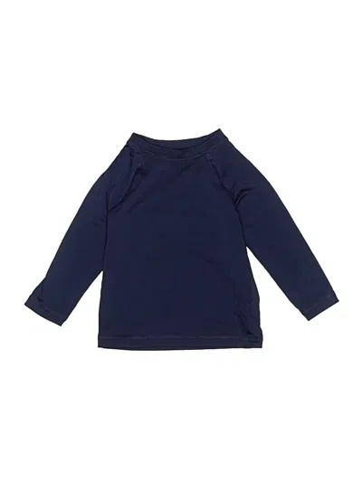 Pre-owned Cat & Jack Kids' 3/4 Sleeve T-shirt In Blue