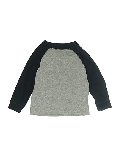 Pre-owned Cat & Jack Kids' 3/4 Sleeve T-shirt In Gray