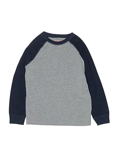 Pre-owned Cat & Jack Kids' 3/4 Sleeve T-shirt In Gray
