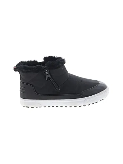 Pre-owned Cat & Jack Kids' Ankle Boots In Black
