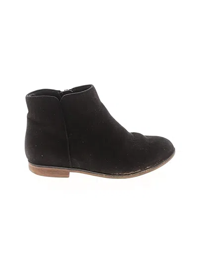 Pre-owned Cat & Jack Kids' Ankle Boots In Black