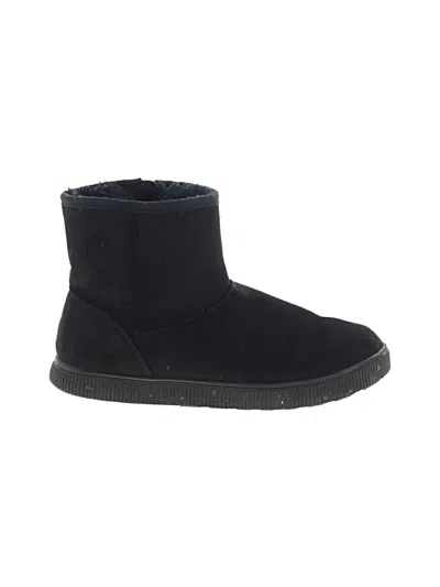 Pre-owned Cat & Jack Kids' Ankle Boots In Black