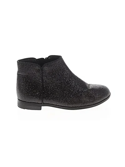 Pre-owned Cat & Jack Kids' Ankle Boots In Black