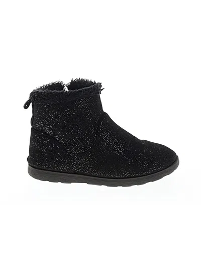 Pre-owned Cat & Jack Kids' Ankle Boots In Black