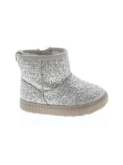 Pre-owned Cat & Jack Kids' Ankle Boots In Brown