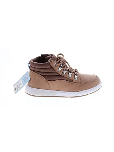 Pre-owned Cat & Jack Kids' Ankle Boots In Brown
