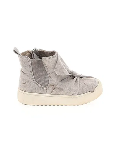 Pre-owned Cat & Jack Kids' Ankle Boots In Gray