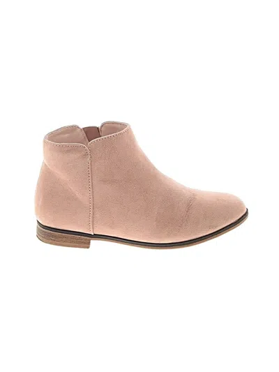 Pre-owned Cat & Jack Kids' Ankle Boots In Pink