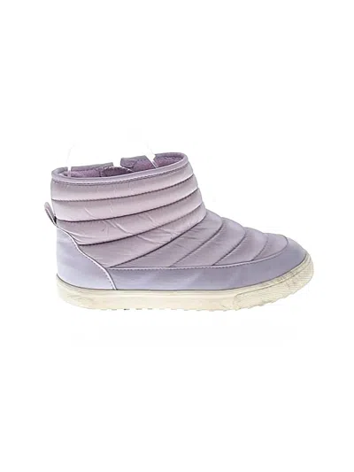 Pre-owned Cat & Jack Kids' Ankle Boots In Purple