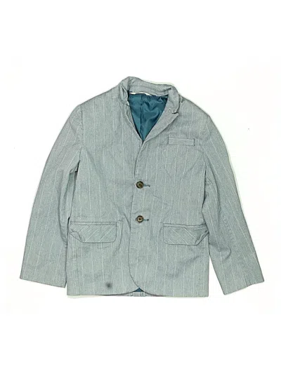 Pre-owned Cat & Jack Kids' Blazer Jacket In Blue