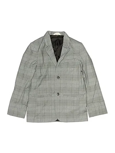 Pre-owned Cat & Jack Kids' Blazer Jacket In Gray