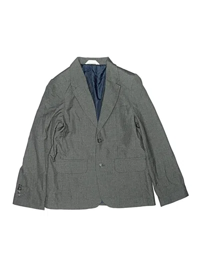 Pre-owned Cat & Jack Kids' Blazer Jacket In Gray