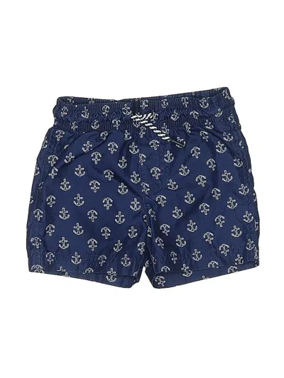 Pre-owned Cat & Jack Kids' Board Shorts In Blue