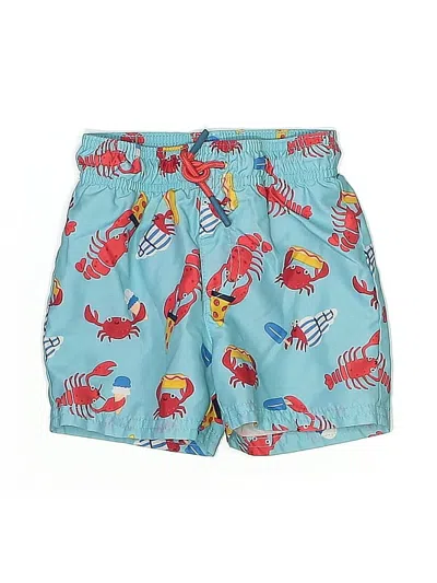 Pre-owned Cat & Jack Babies' Board Shorts In Blue