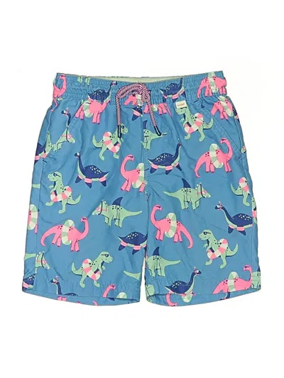 Pre-owned Cat & Jack Kids' Board Shorts In Blue