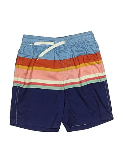 Pre-owned Cat & Jack Kids' Board Shorts In Blue