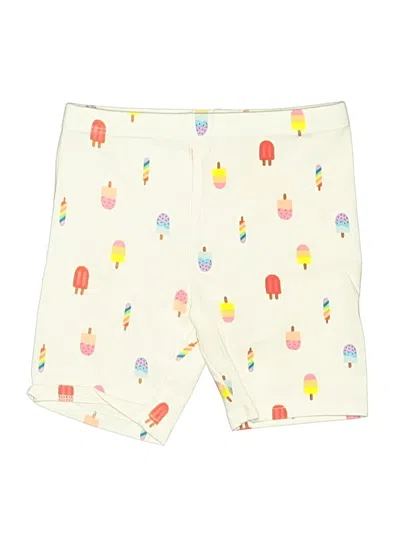 Pre-owned Cat & Jack Kids' Board Shorts In Ivory