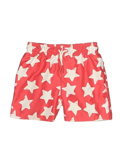 Pre-owned Cat & Jack Kids' Board Shorts In Red