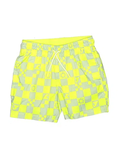 Pre-owned Cat & Jack Kids' Board Shorts In Yellow